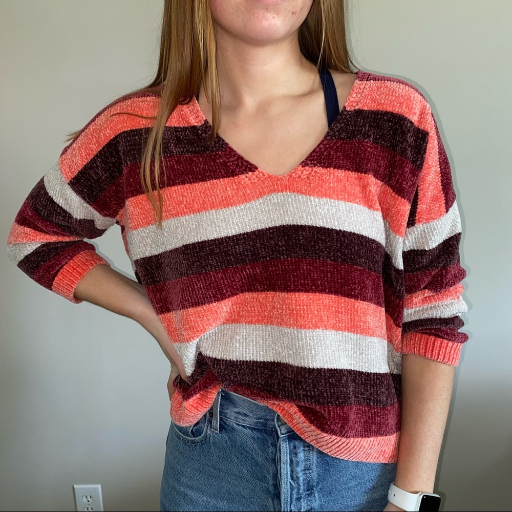 Express striped sweater